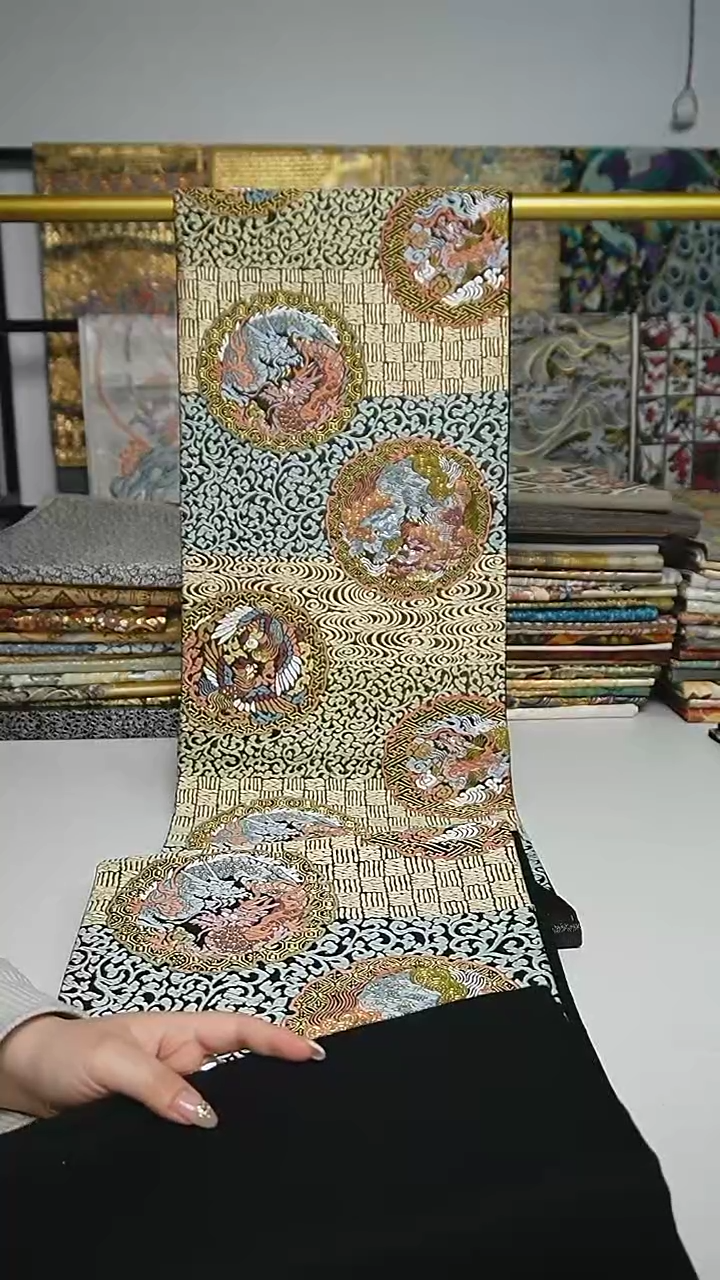 【闪购商品】织绣100 六通龙凤凰狮子