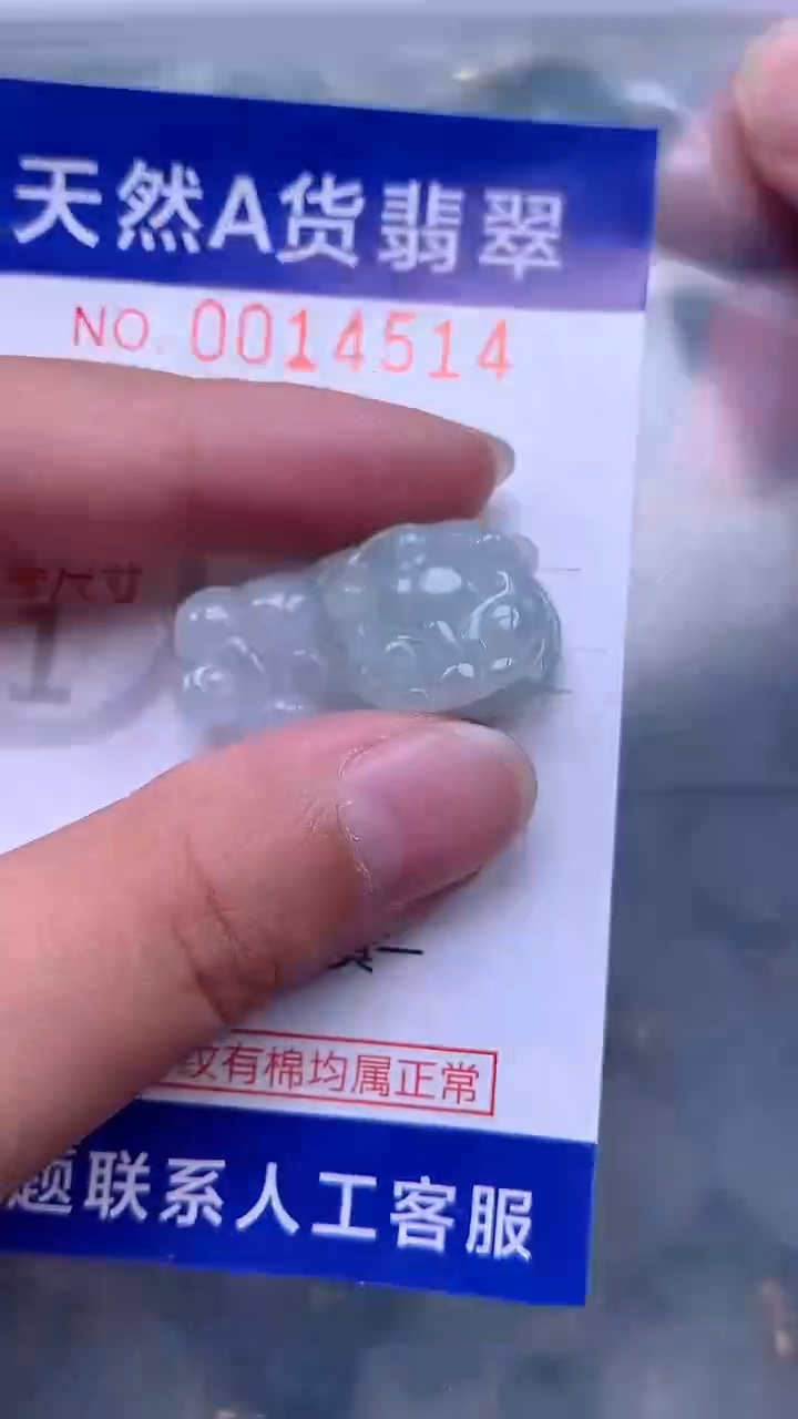 翡翠未镶嵌吊坠(不含链)1