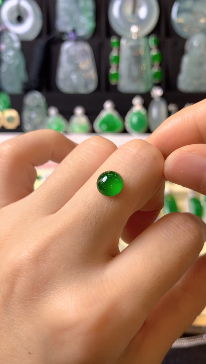 【闪购商品】定制翡翠未镶嵌1裸玉（客户意向镶嵌）