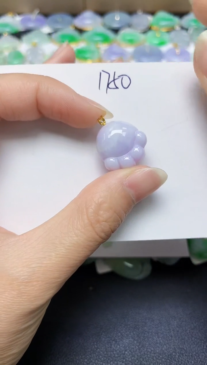 翡翠未镶嵌颈饰 天然缅甸翡翠A货