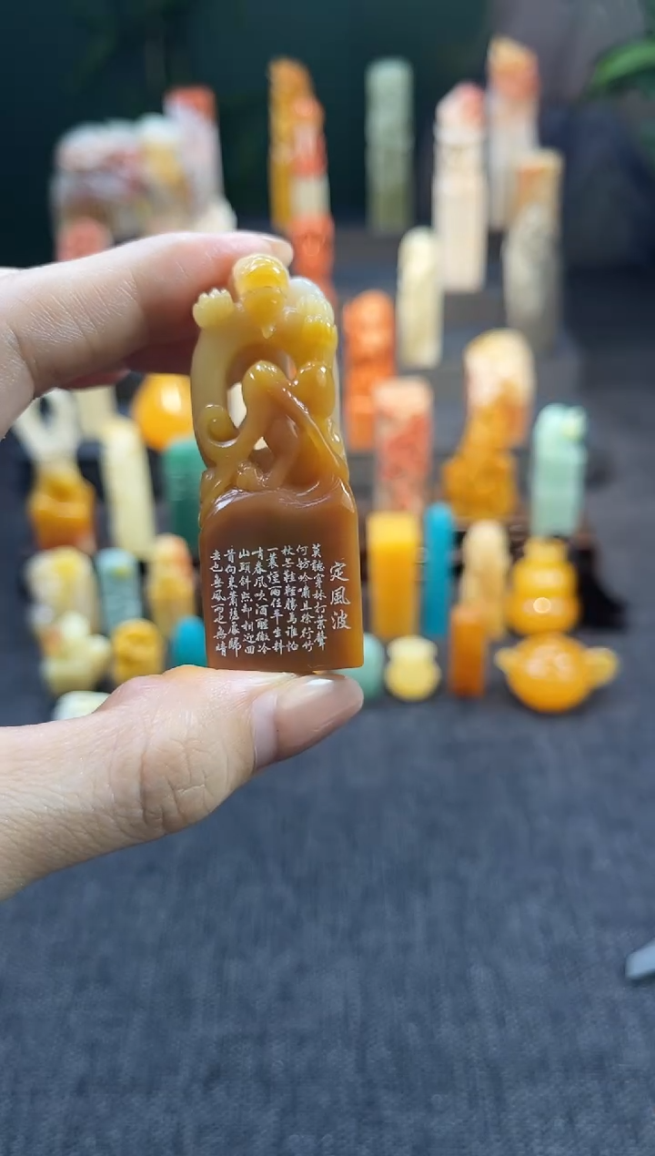 昌化石印石孤品定制 