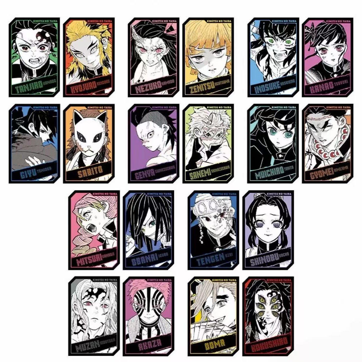 （日谷国现）JF 2026 鬼灭之刃全息卡 电锯人 全息卡 盲盒   