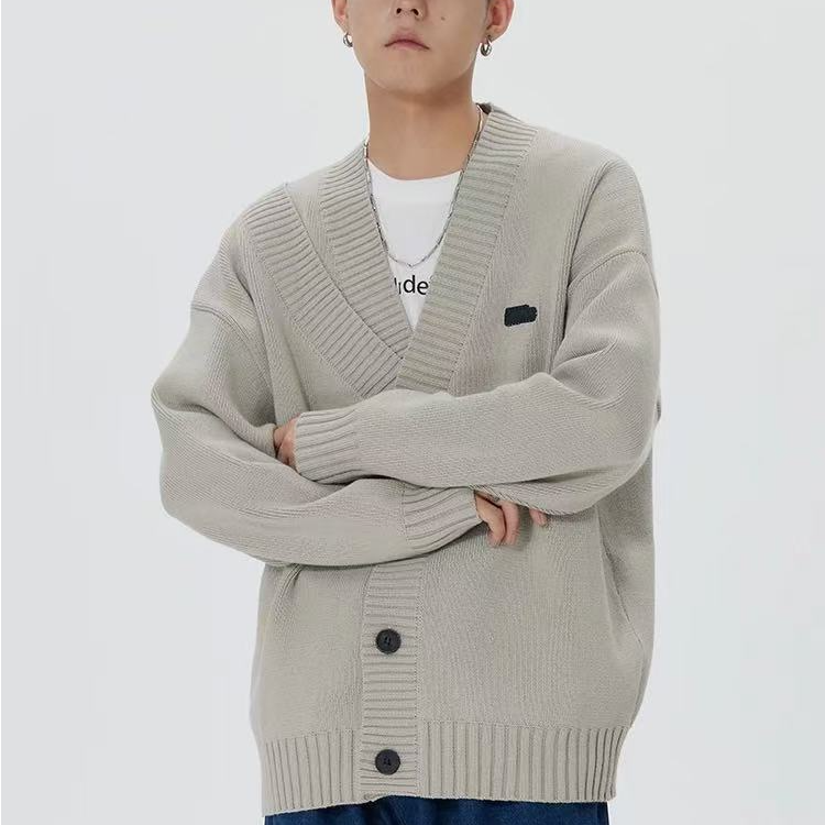 R05-121302-BGC春秋季假两件拼接设计开衫外套