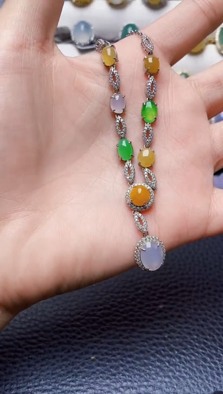 银S925镶嵌戒指翡翠2663