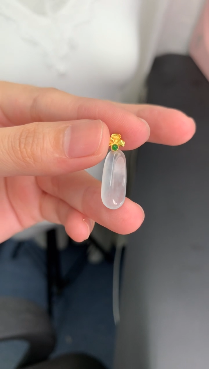 【闪购商品】定制翡翠18K金镶嵌模式推广期24小时鉴赏期