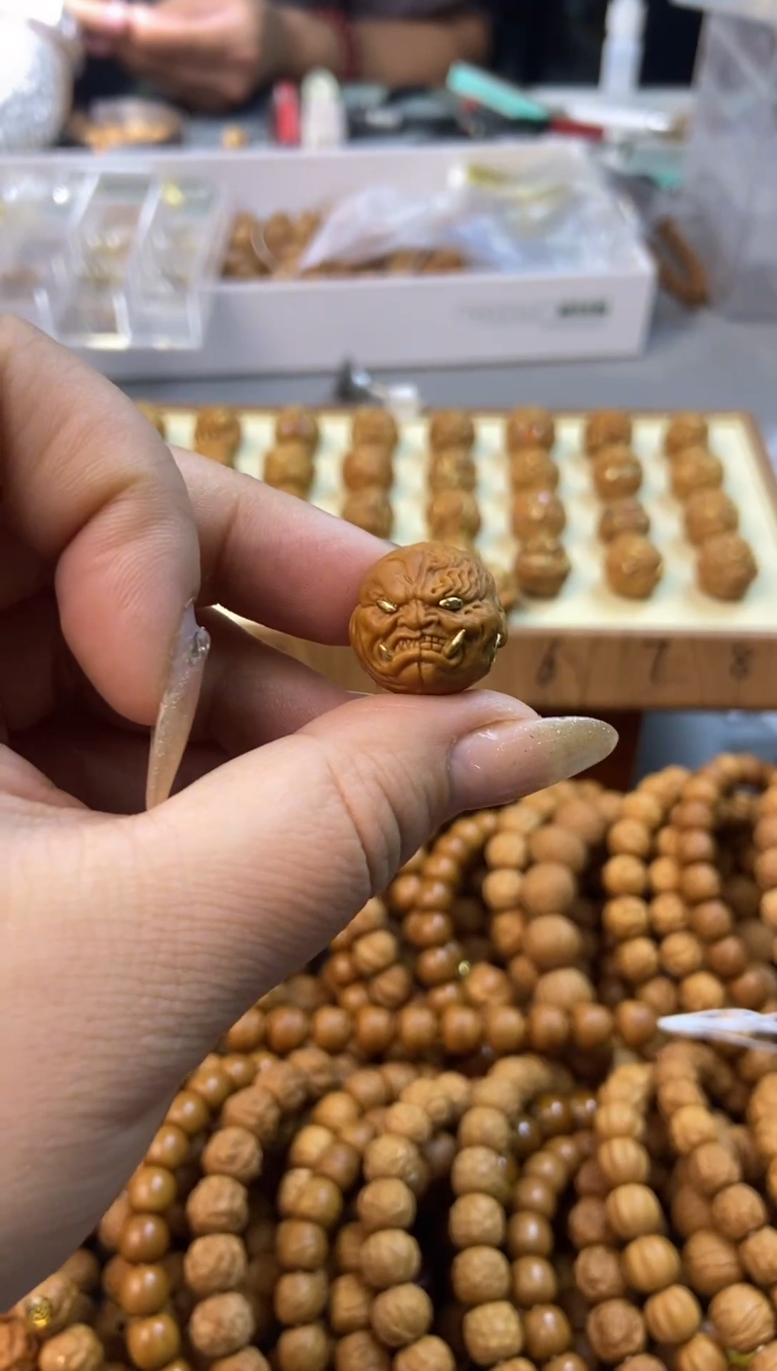 吊坠文玩核桃恶僧