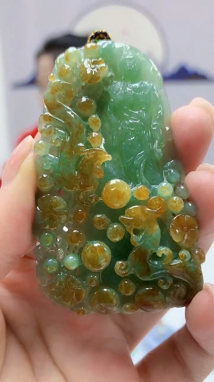 【闪购商品】定制翡翠未镶嵌4902ms-毛货117观音