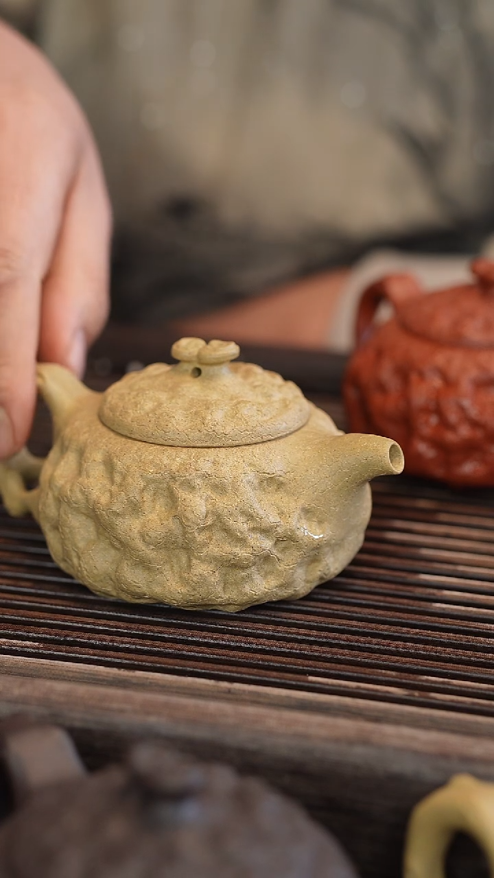 茶壶紫砂原矿手工制作240cc 