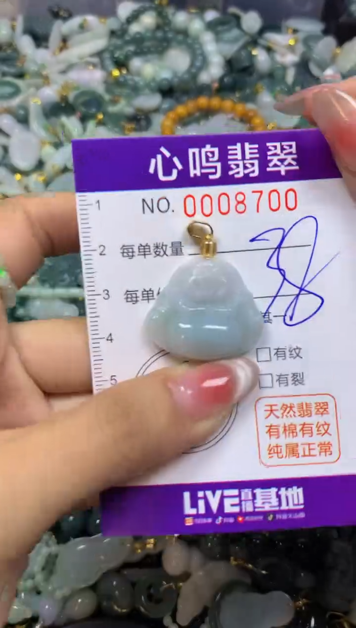 【闪购商品】翡翠颈饰未镶嵌闪购008700