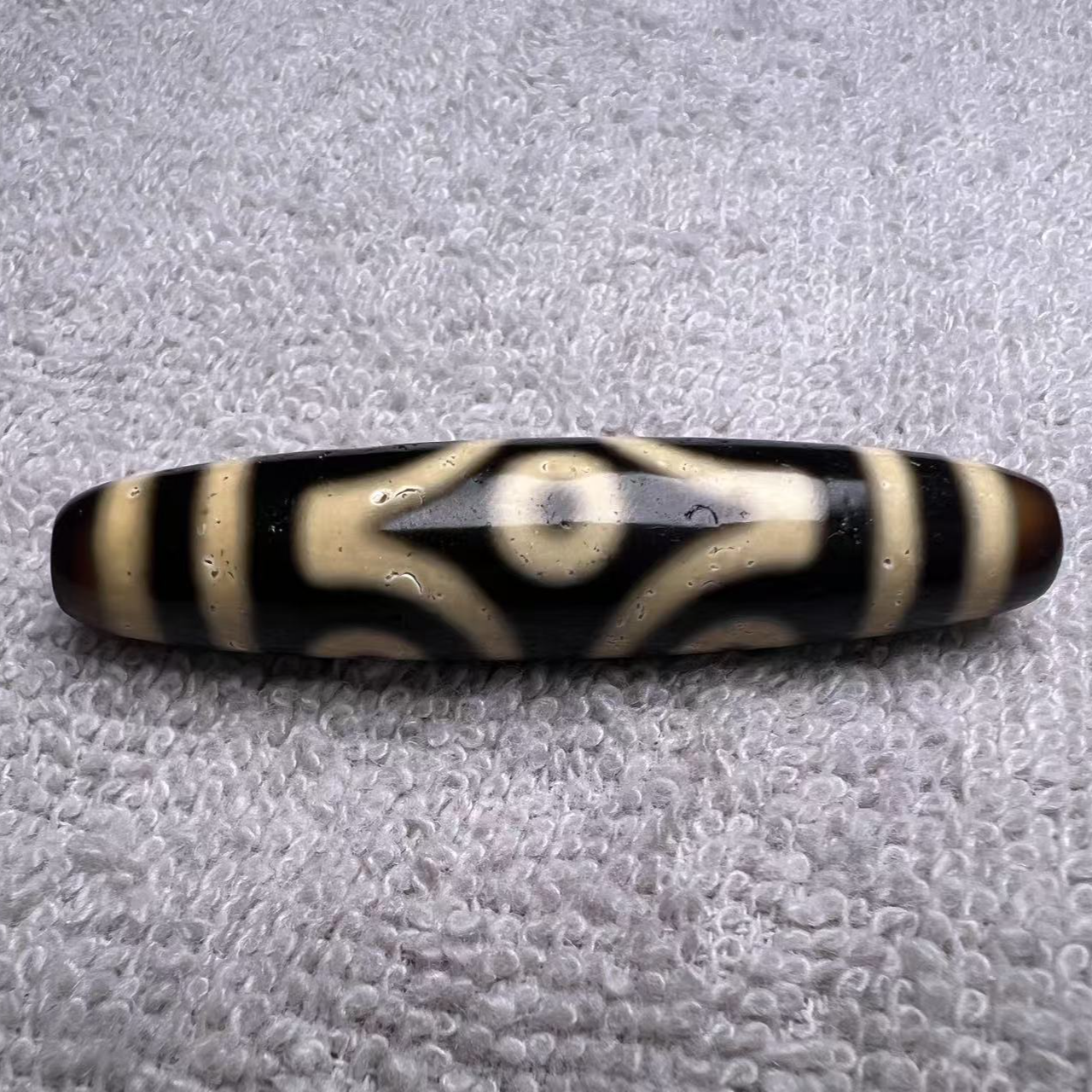 52号十字六眼，白芯玛瑙，品相完美，男女锁骨颈饰