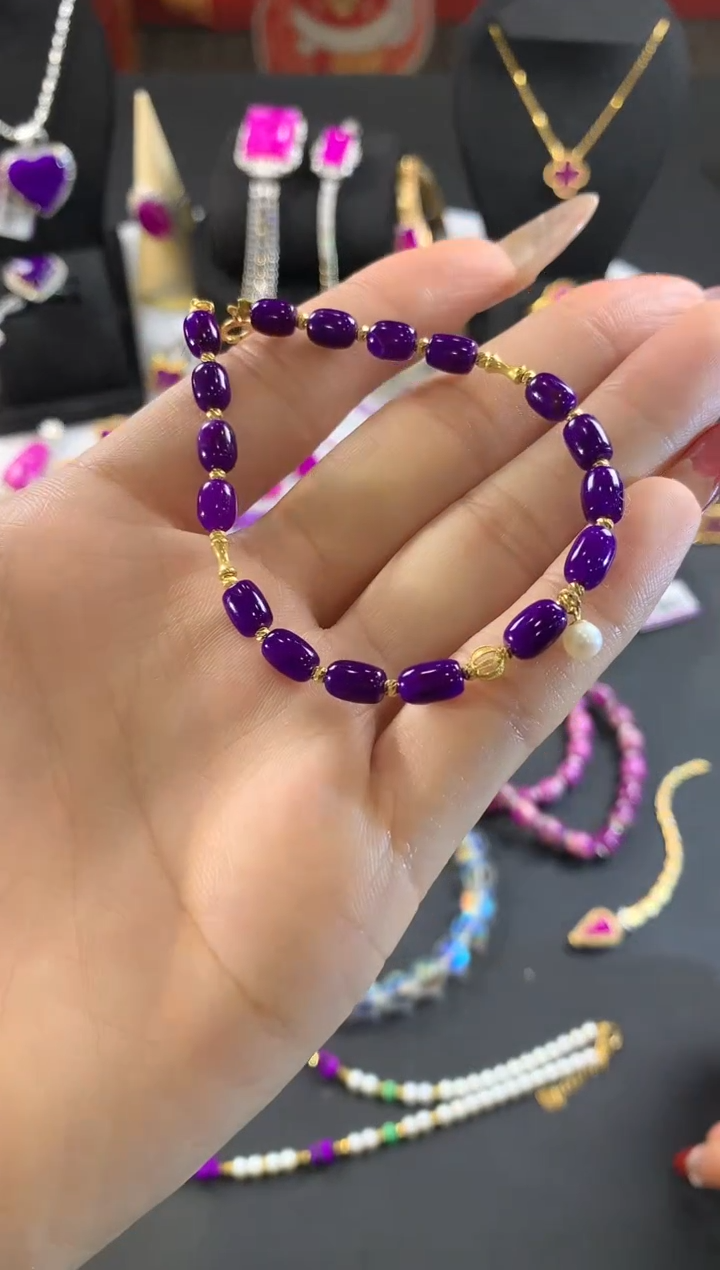 【闪购商品】苏纪石（舒俱来）.18K金镶嵌舒俱来手链