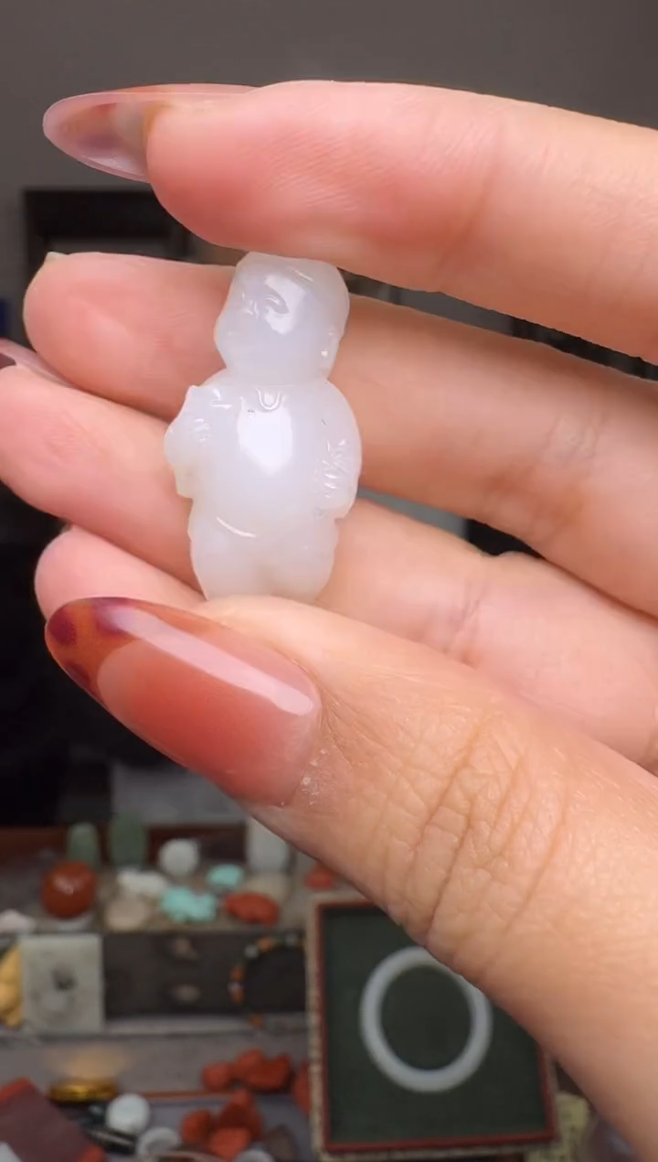 【闪购商品】和田玉挂件未镶嵌2477  俄料多样性发其一