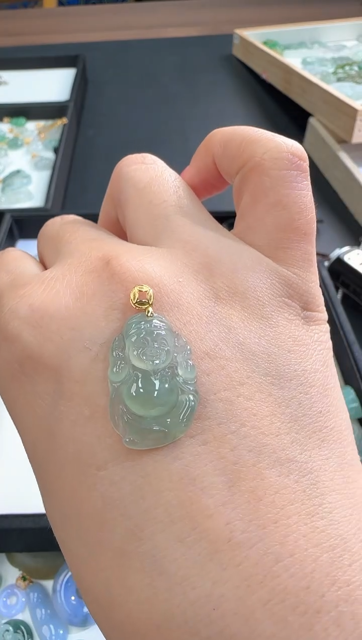 【闪购商品】翡翠颈饰未镶嵌250213256