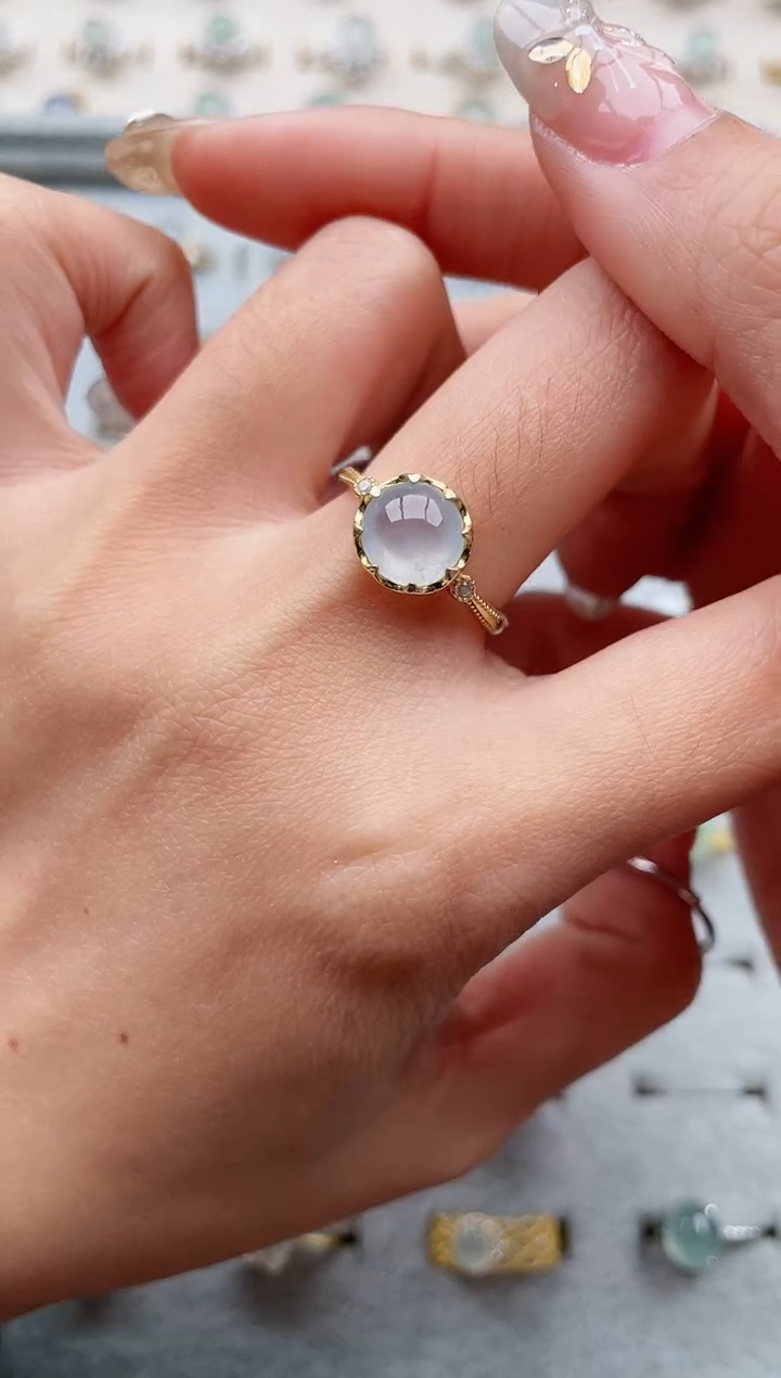 【闪购商品】翡翠戒指银S925镶嵌1111