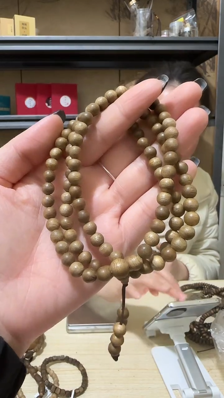 【闪购商品】沉香手串20号马来西亚圆珠多圈多样性一条卡6