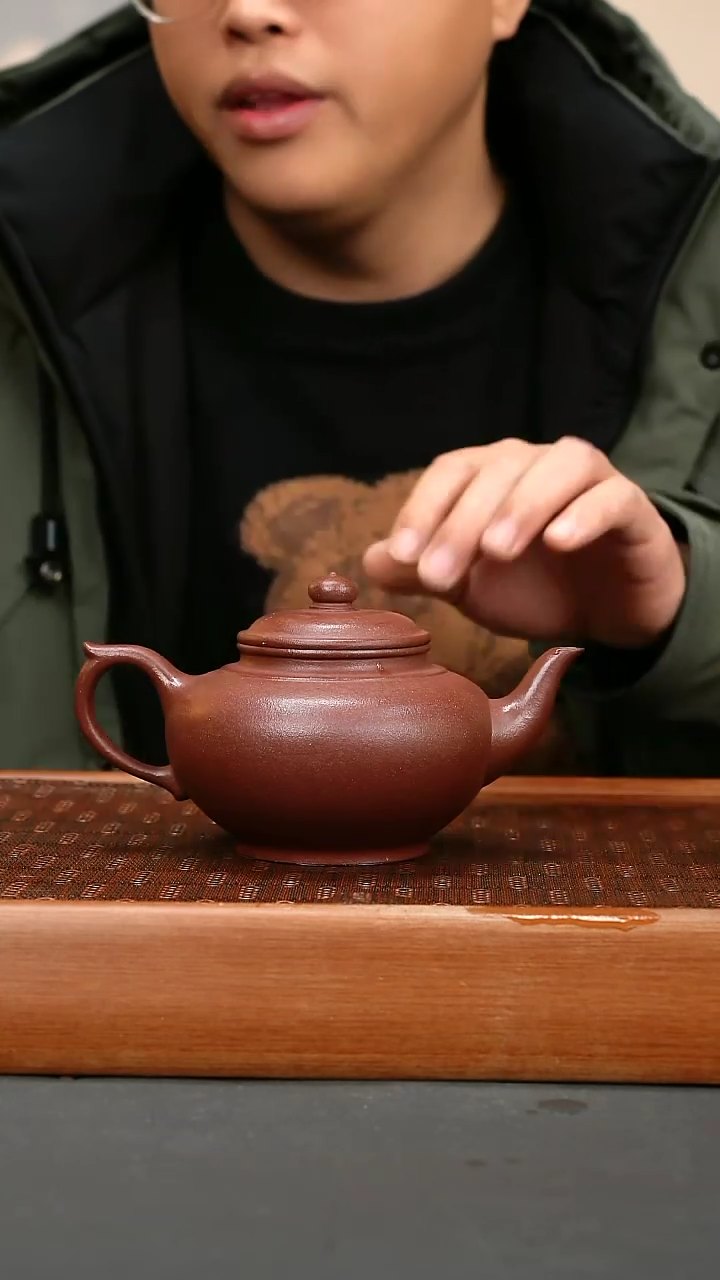 【闪购商品】紫砂茶壶syzj 底槽清手磨粗纱 笑樱