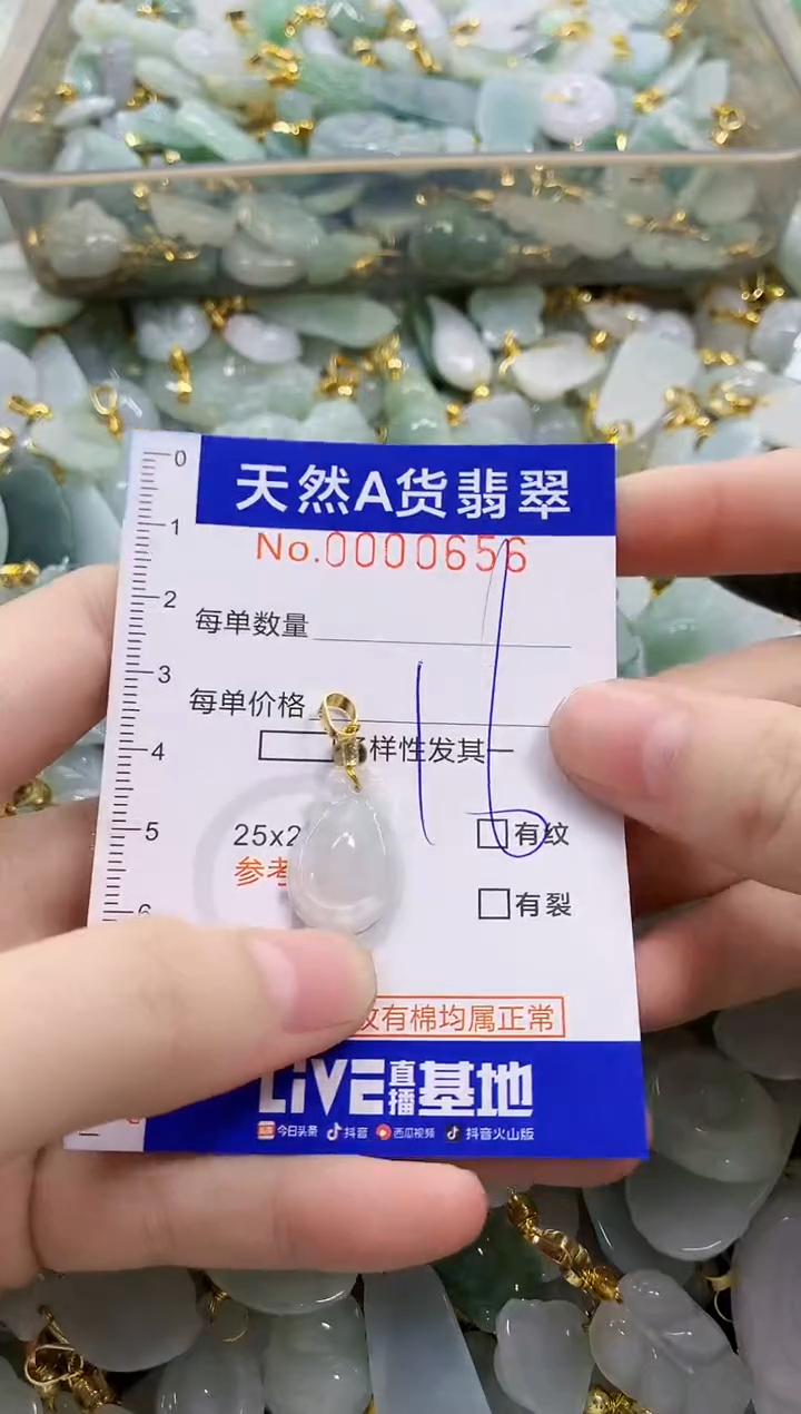 颈饰未镶嵌翡翠天然A货翡翠