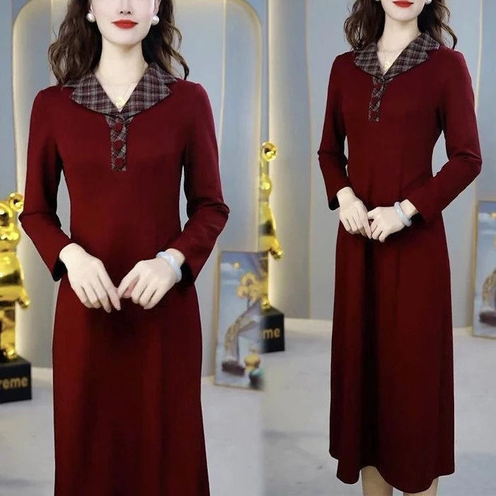 连衣裙2025新款女春秋十三行今年流行爆款高档长袖减龄轻奢高级感