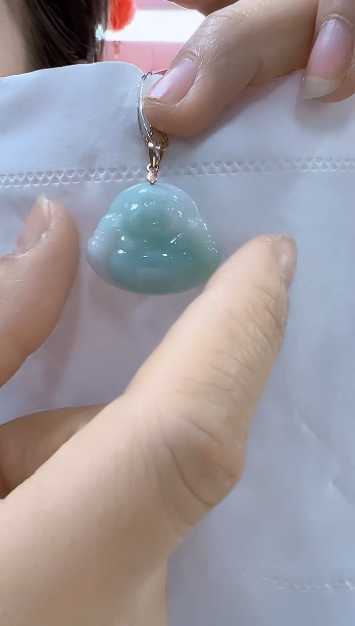【闪购商品】翡翠颈饰未镶嵌孤品佛公