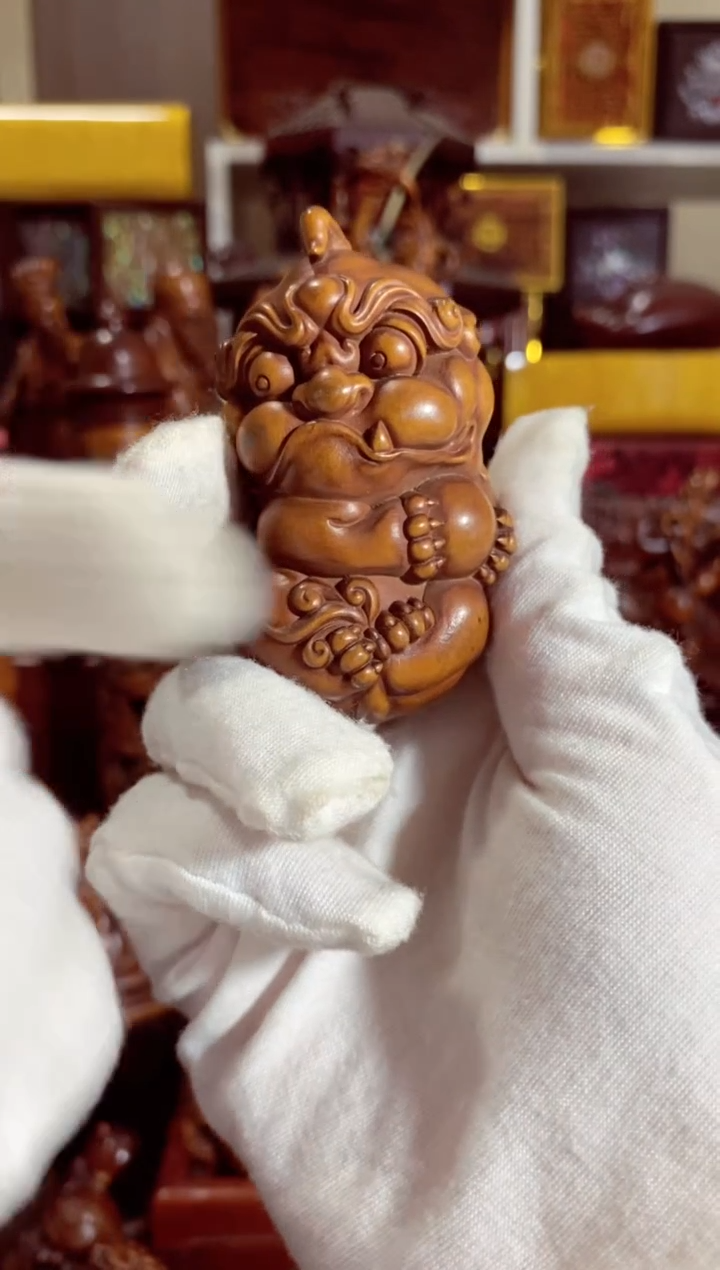 木小叶黄杨小件独角兽