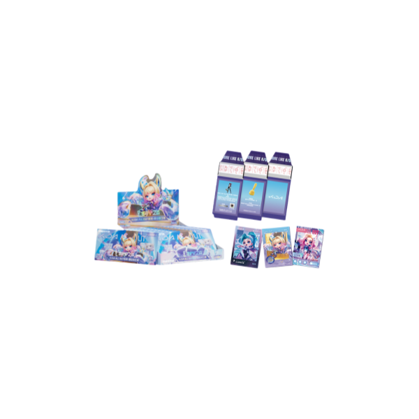 不凡玩品 金铲铲之战K/DA ALL OUT系列正版撕拉拍立得盲盒（K代拆）