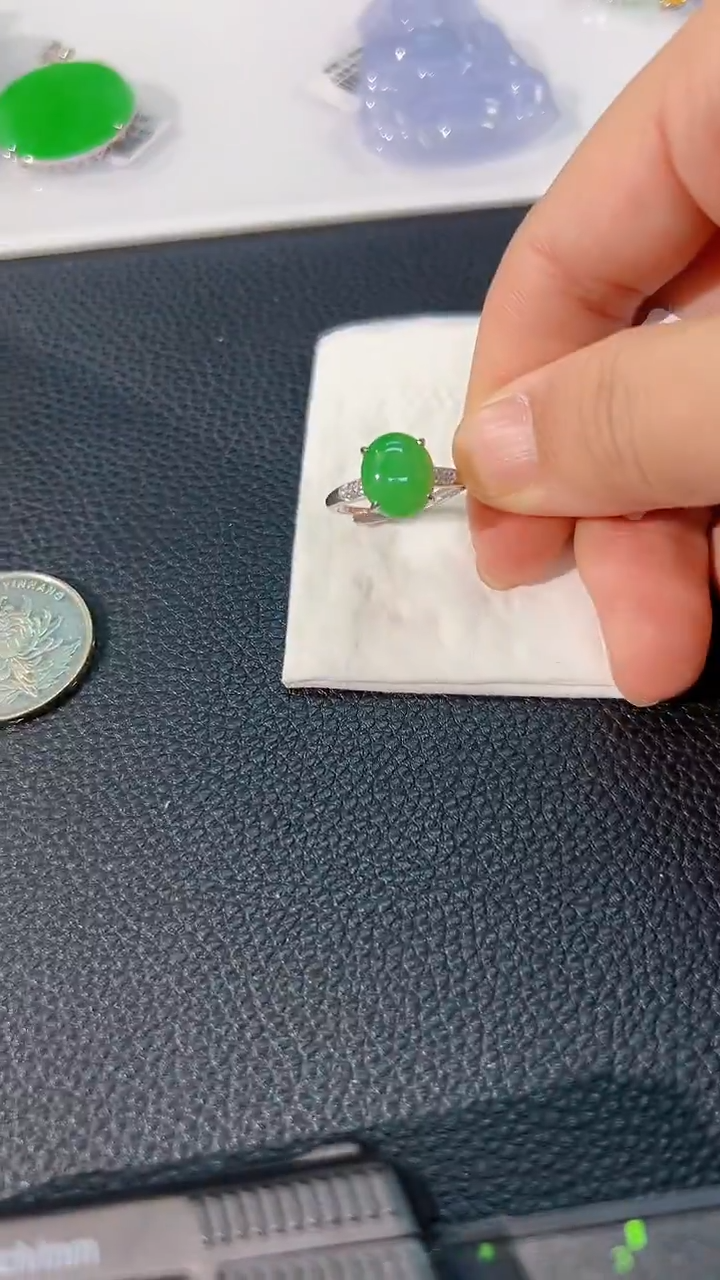 颈饰未镶嵌翡翠 缅料A货/支持复检/一件