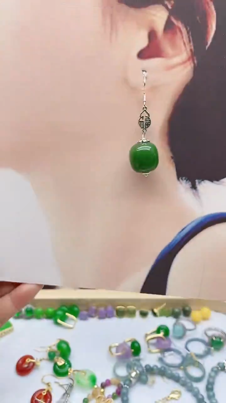 未镶嵌和田玉耳饰172