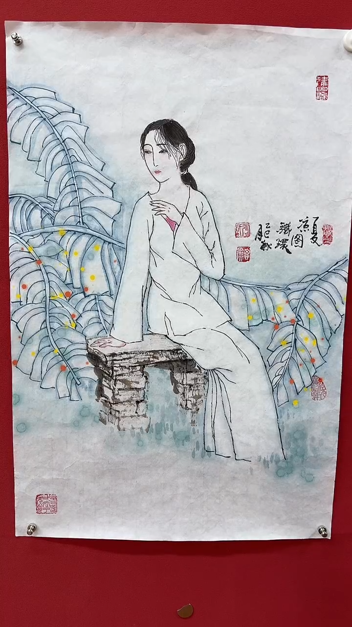 国画张思俭精品人物2.7平尺