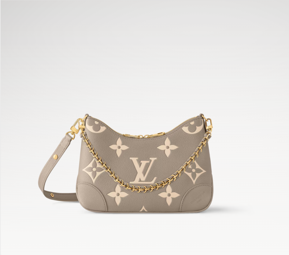 未使用 LouisVuitton/路易威登 牛角包大象灰单肩女士