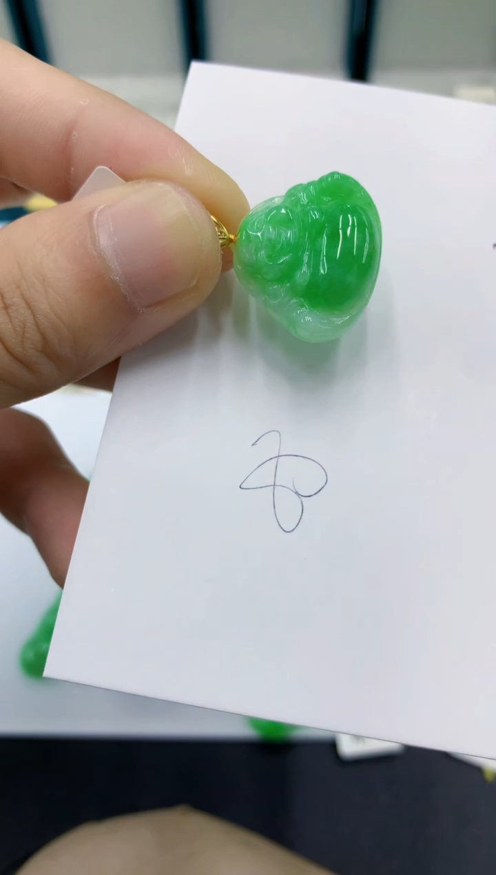 颈饰未镶嵌翡翠翡翠