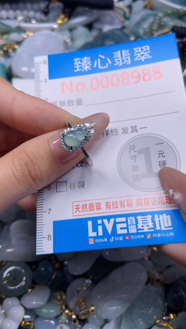 颈饰未镶嵌翡翠8988