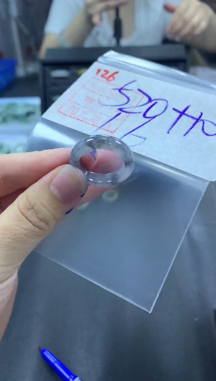 未镶嵌定制翡翠戒圈16#530毛货需精细抛光