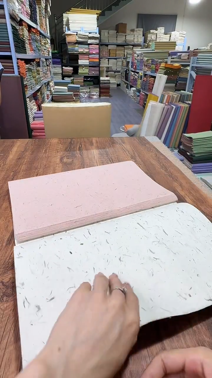 纯手工34*69cm50张混搭色丝绒檀皮黑纤维半生熟