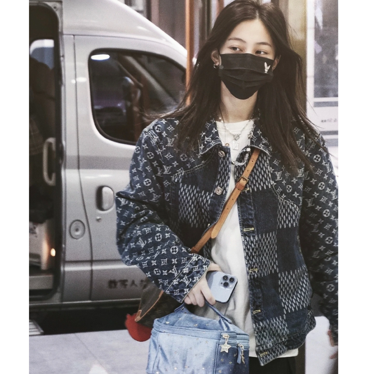 99新 LouisVuitton/路易威登 nigo联名满印外套 44码 X188