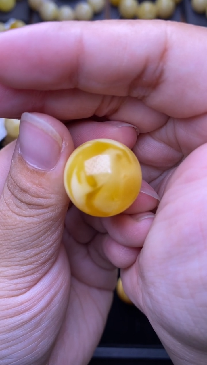 裸石琥珀未镶嵌大小姐珠宝严选164