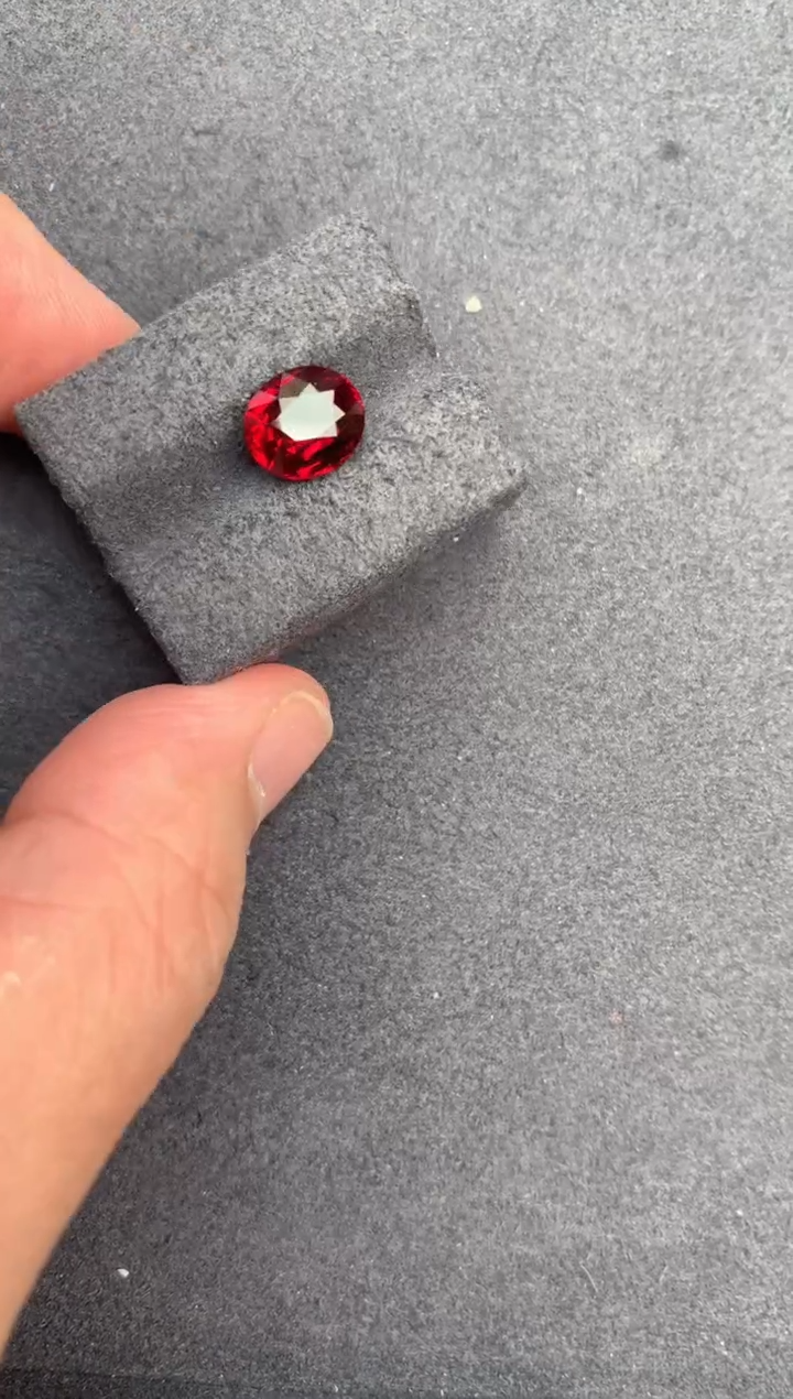 【闪购商品】红宝石裸石未镶嵌3ct无烧鸽血红