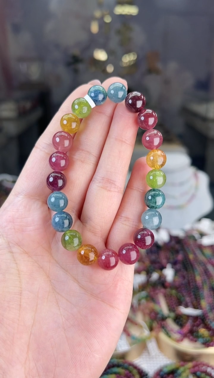 【闪购商品】碧玺/未镶嵌9mm+碧玺单圈多样性发货