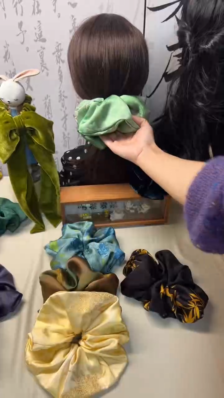 非金属布艺发圈123