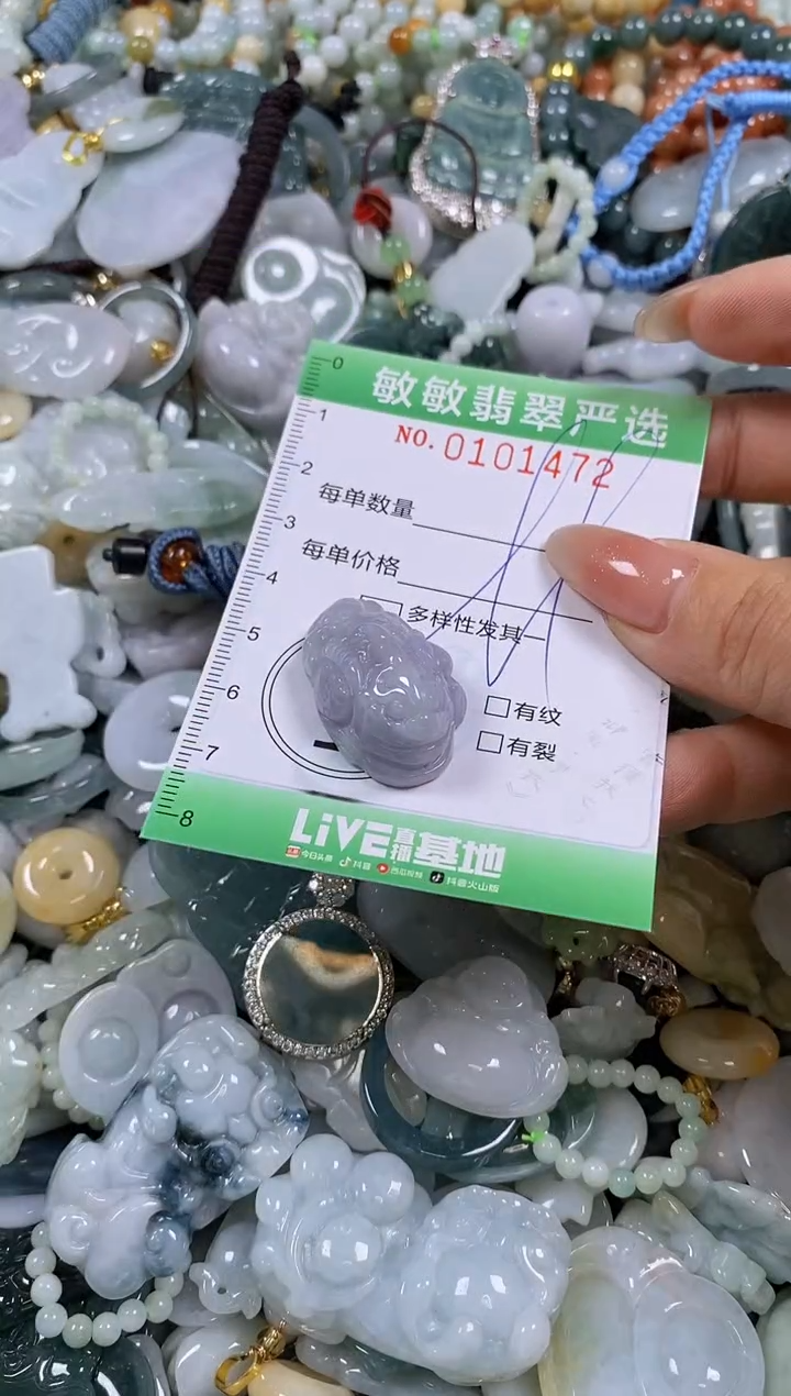 【闪购商品】翡翠颈饰未镶嵌闪购链接0101472