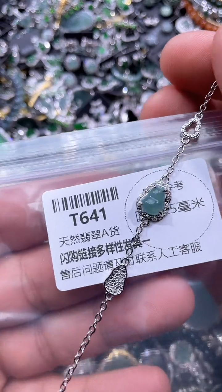 【闪购商品】翡翠颈饰未镶嵌T641手链