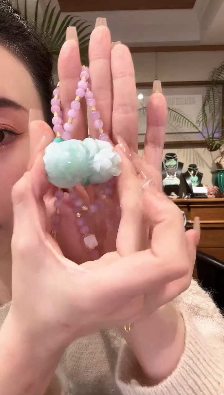 【闪购商品】翡翠颈饰未镶嵌国风