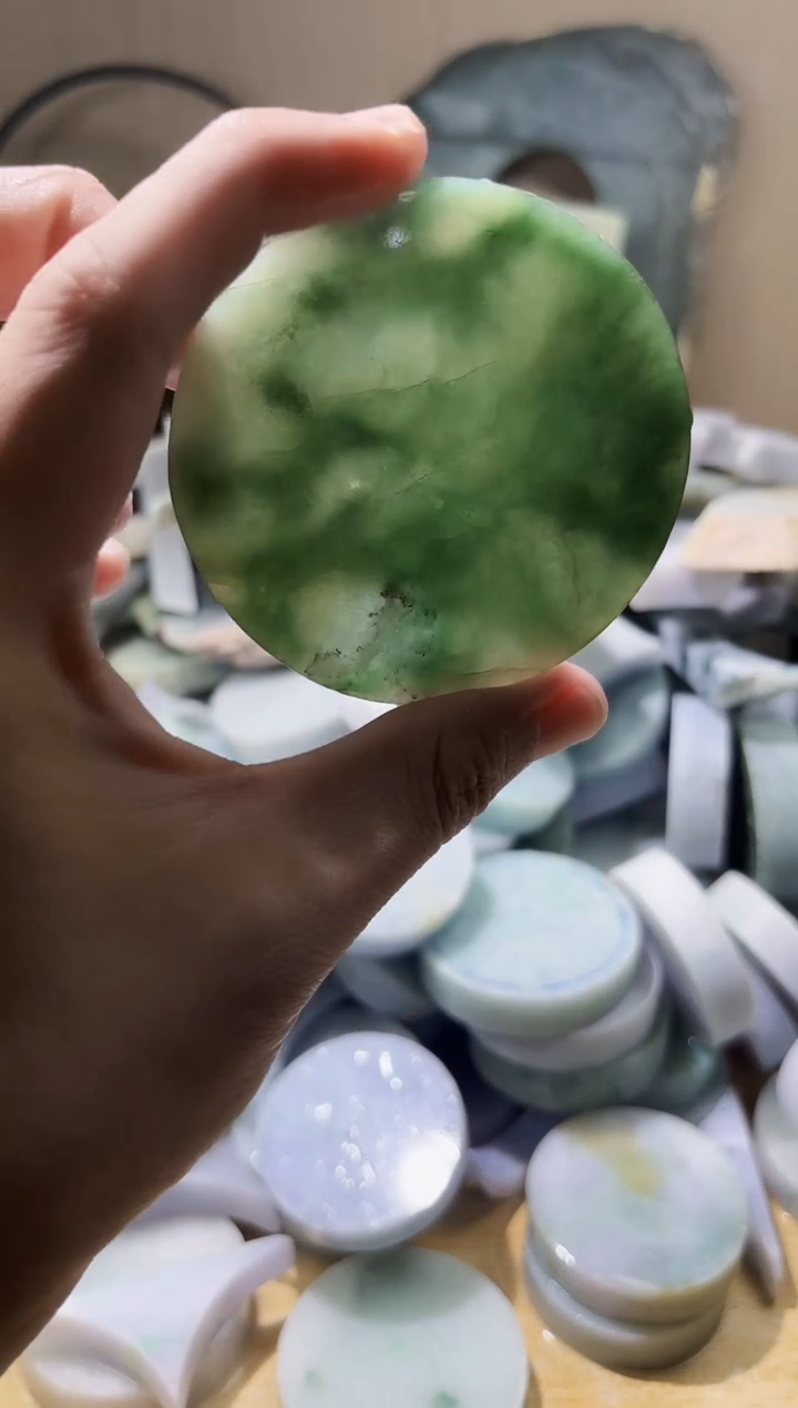 颈饰未镶嵌翡翠翡翠A货605