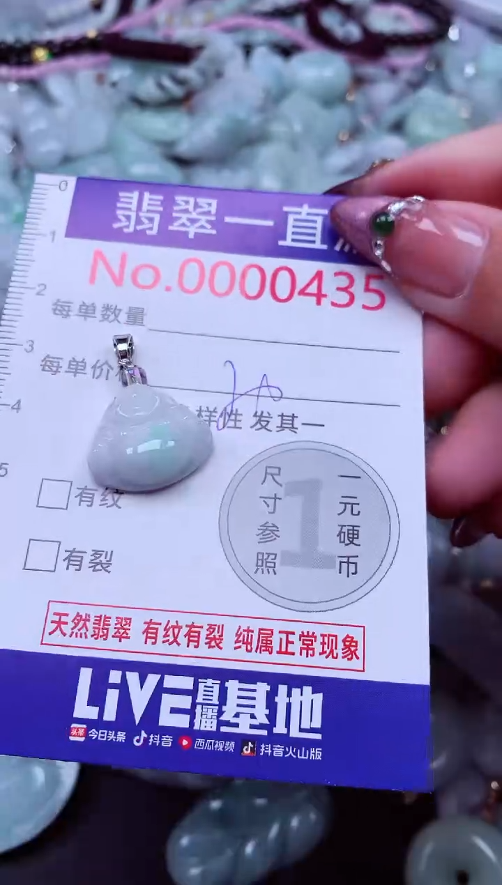 颈饰未镶嵌翡翠435