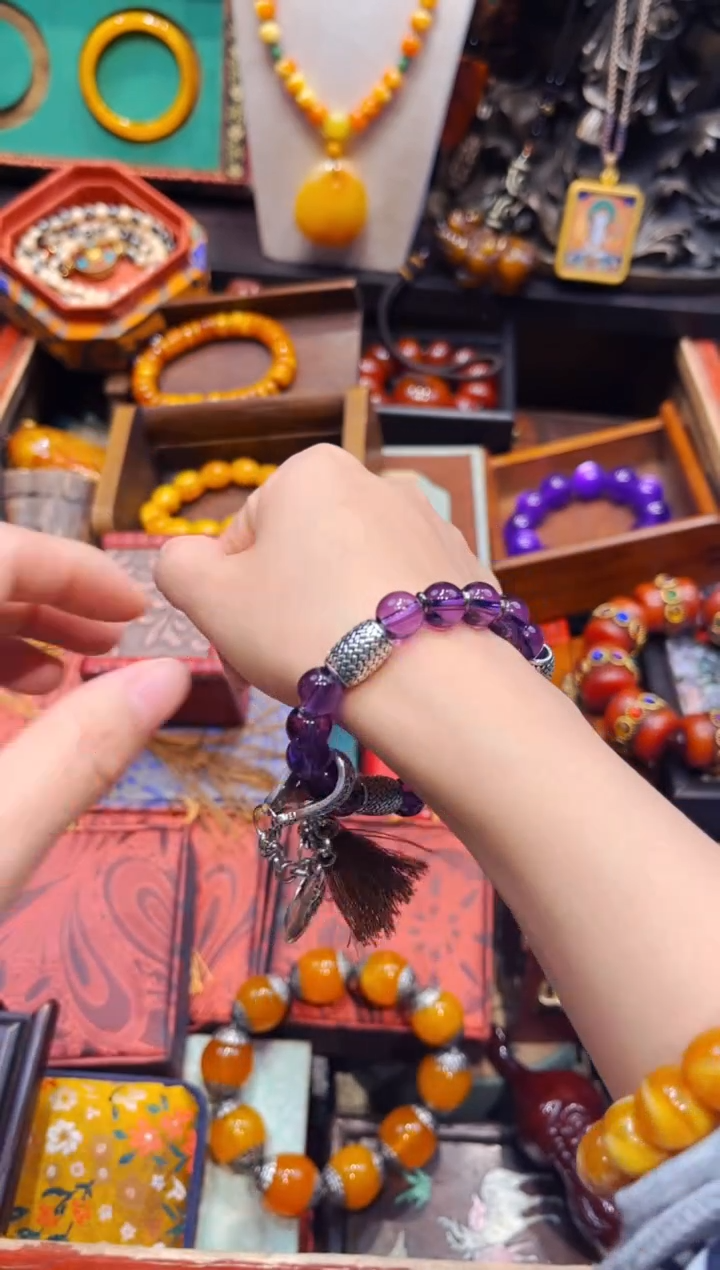 【闪购商品】紫晶1银S925镶嵌欣妹专属精选链接a32423