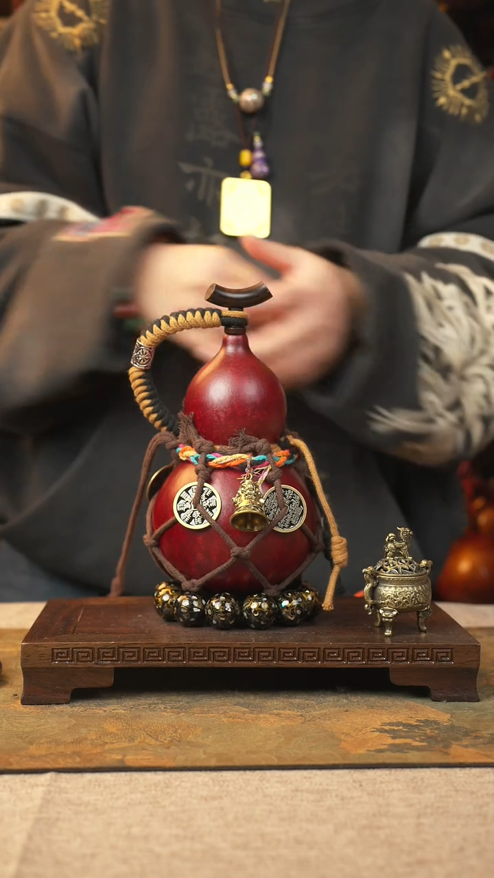 【闪购商品】058大漆葫芦一物一拍记葫堂出品