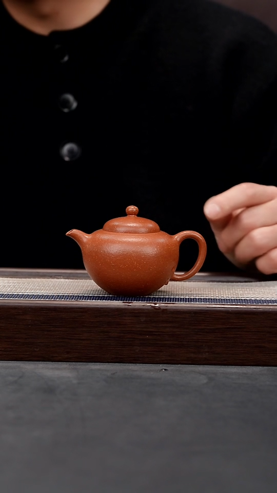 【闪购商品】紫砂茶壶红降坡全手贡珠