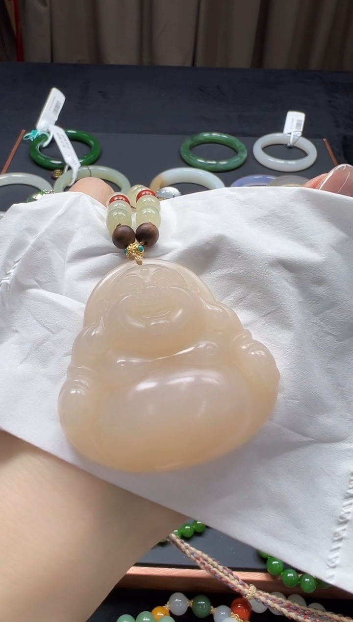 【闪购商品】和田玉颈饰未镶嵌v0068吊坠