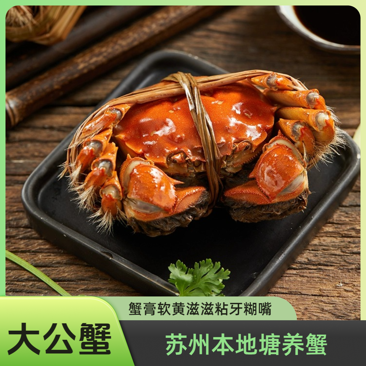【活蟹】大公蟹（5.0两）鲜活大闸蟹8只/6只正宗苏州本地塘蟹