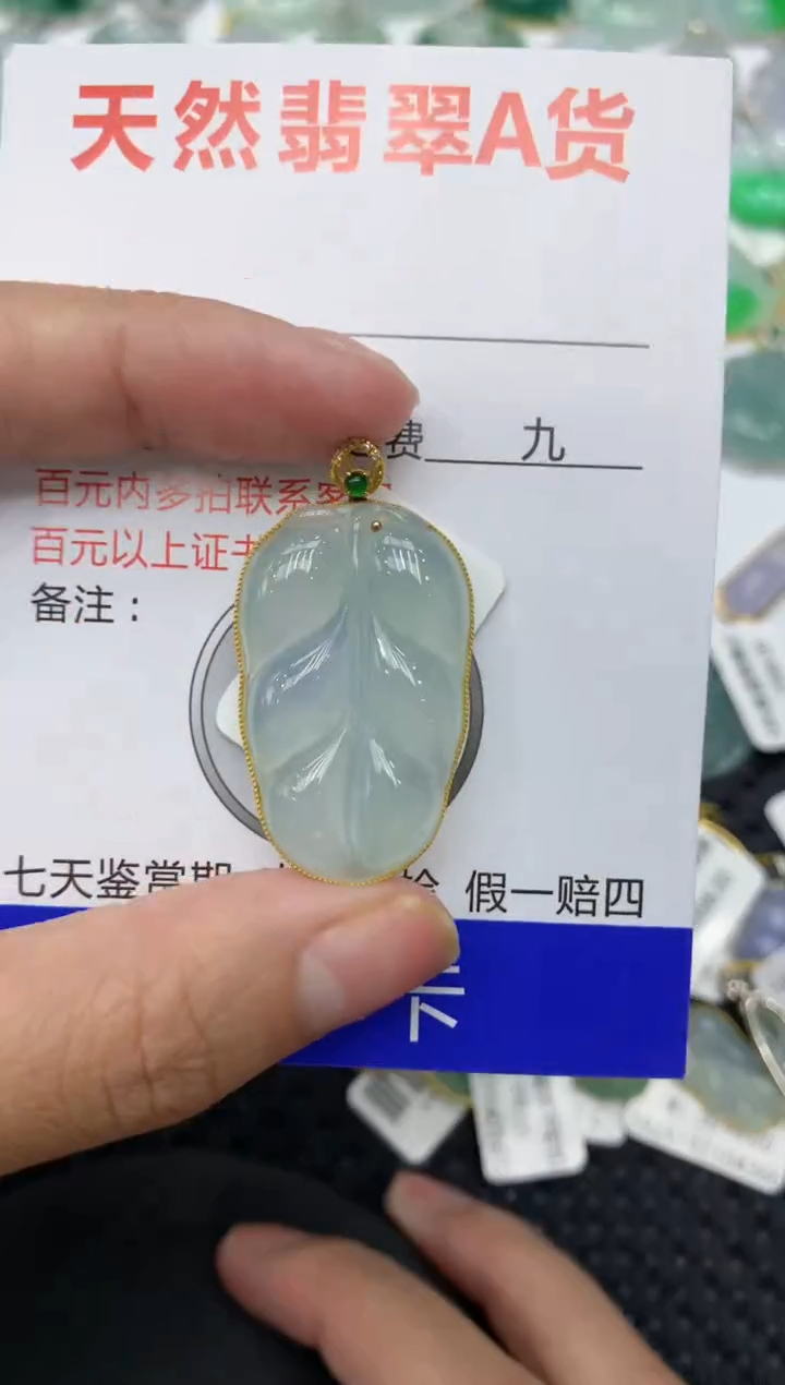 【闪购商品】翡翠颈饰18K金镶嵌111111111