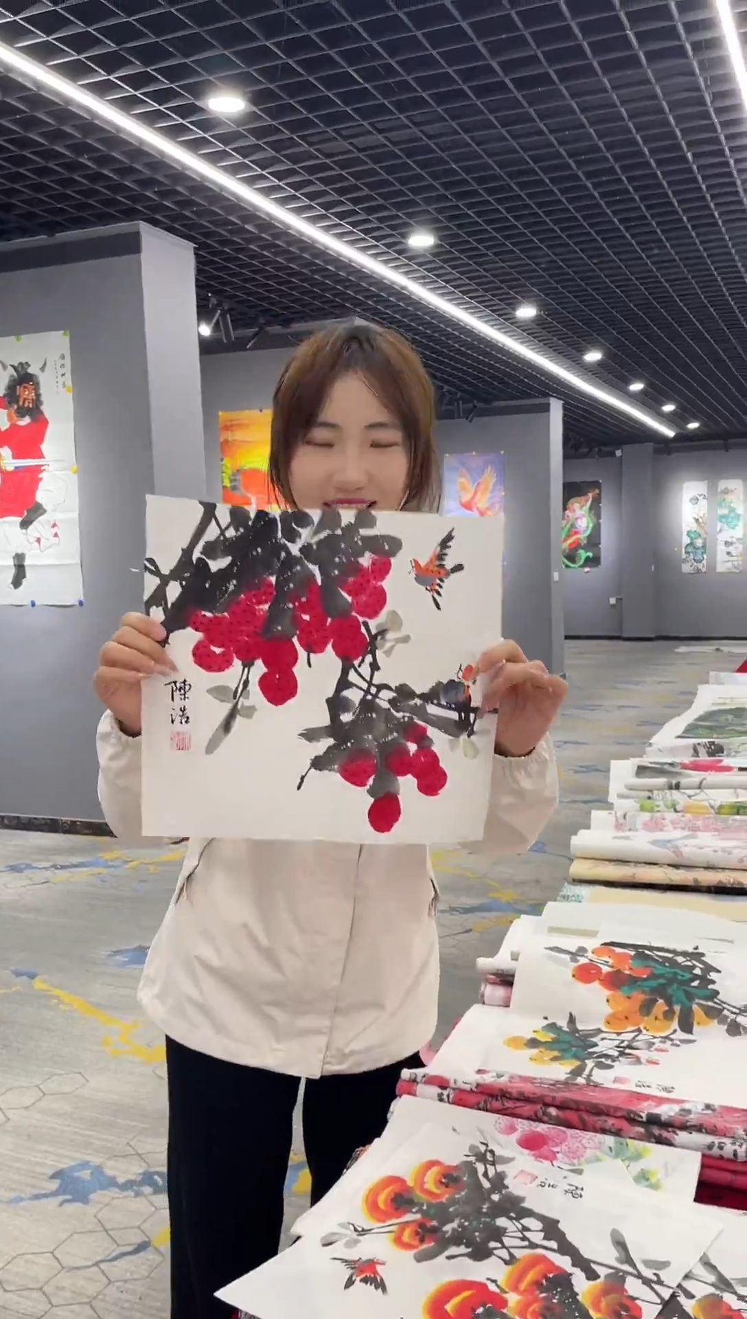 竖款年画艺术作品欣赏S5